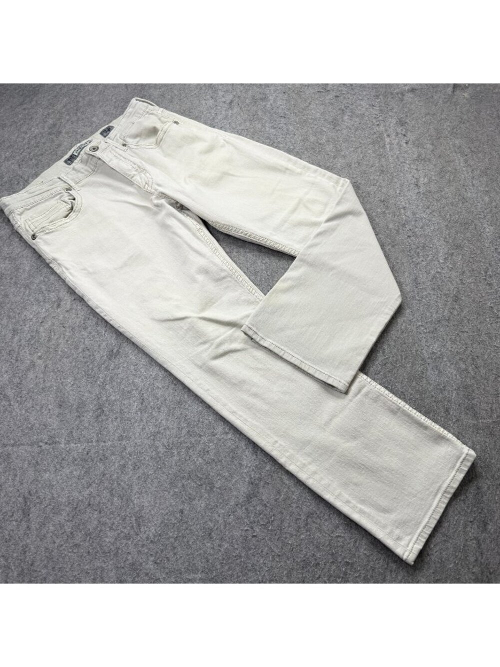 Buckle BKE 5-Pocket Pants Men 34 x 29 Beige Stretch Casuals Tyler Straight